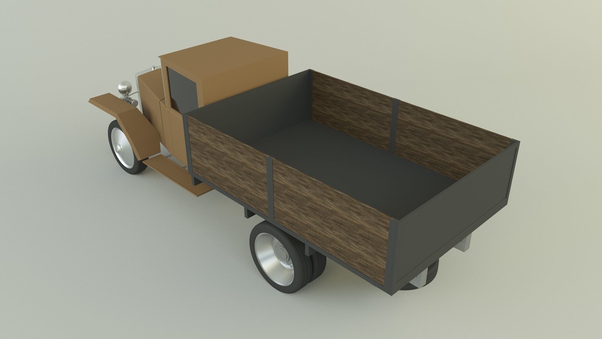 GAZ MM military vehicle 3D model_1