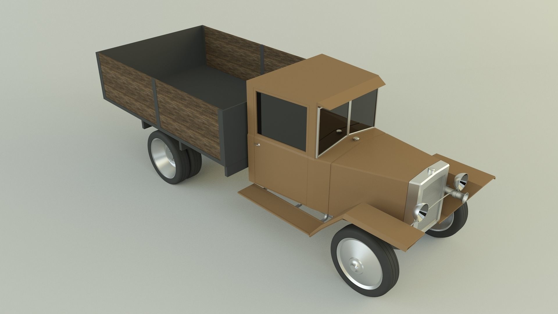 GAZ MM military vehicle 3D model_3