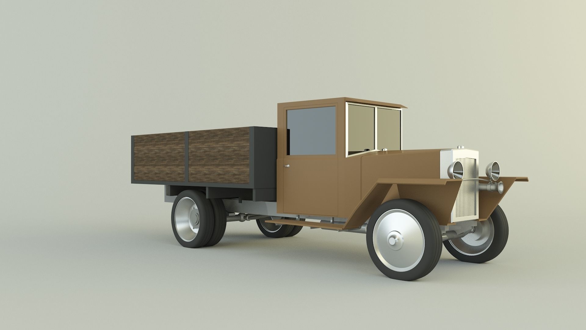 GAZ MM military vehicle 3D model_7