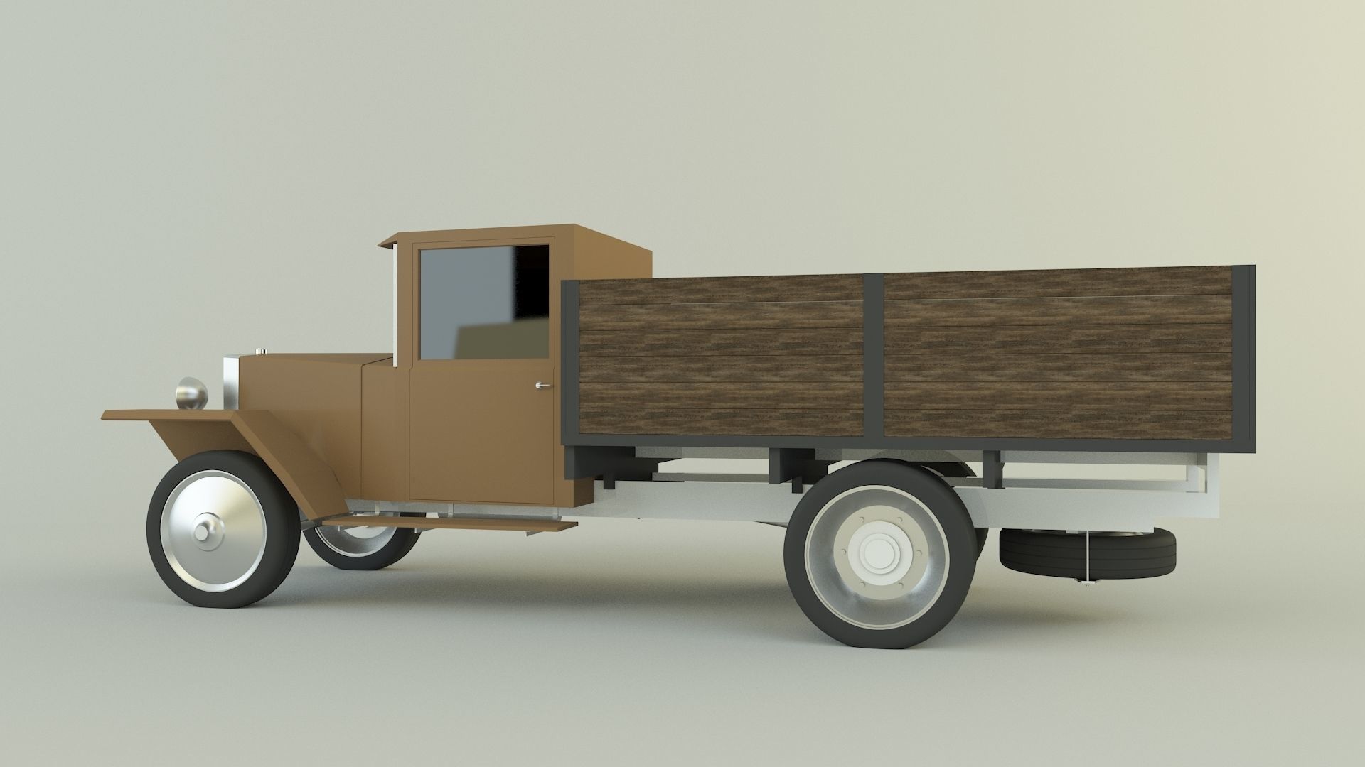 GAZ MM military vehicle 3D model_4