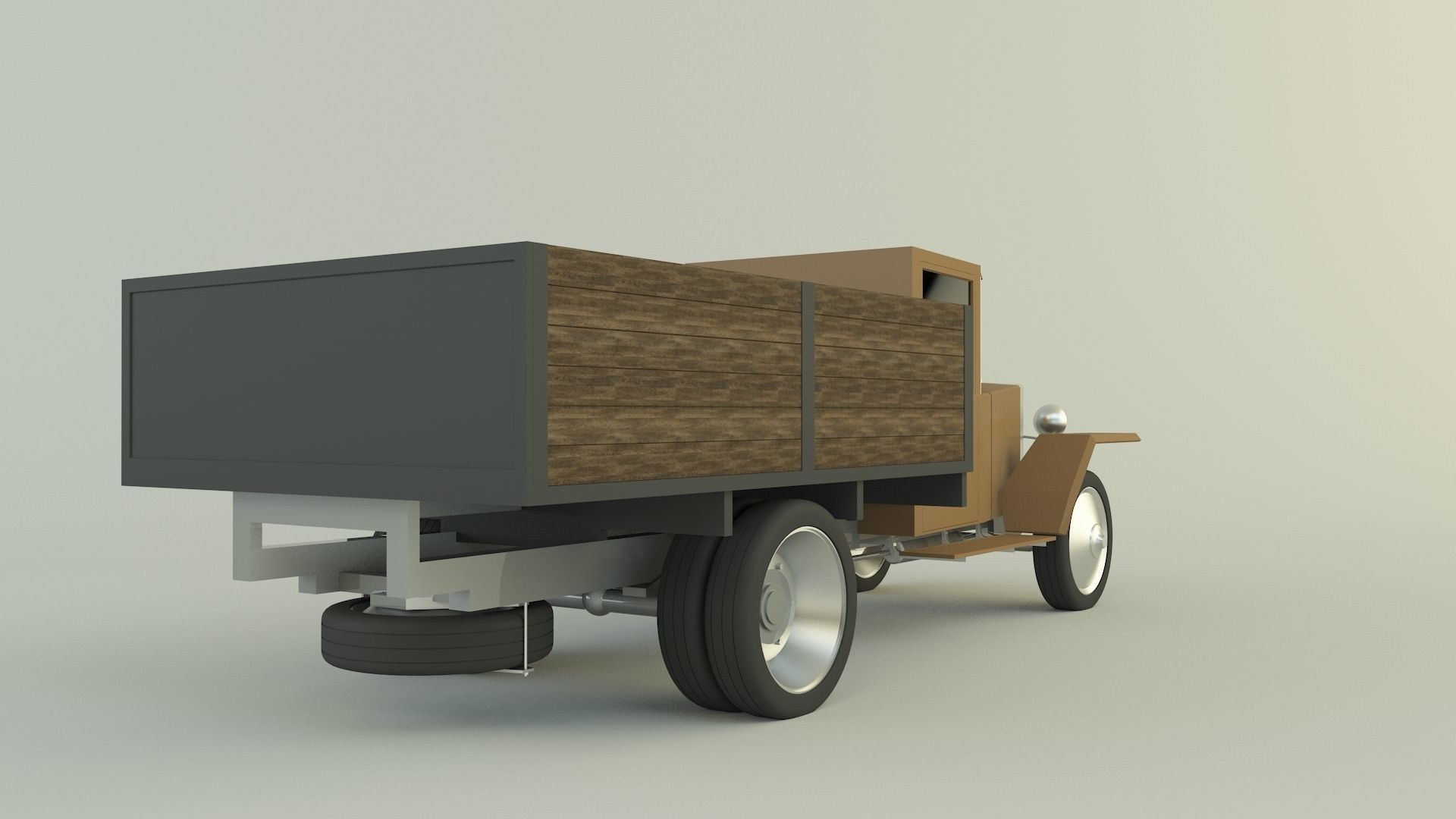 GAZ MM military vehicle 3D model_8