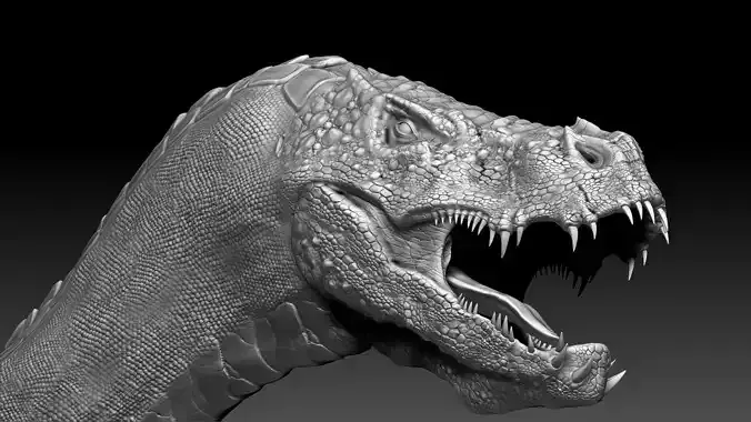 Dinosaur Iron Fire Dragon Sculpt Project