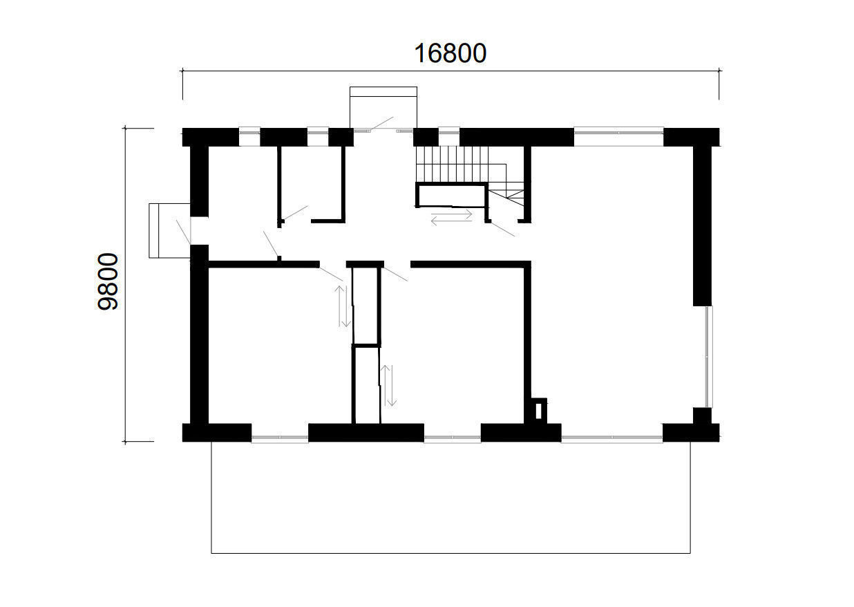 house with dimensions-5 Low-poly 3D model_15