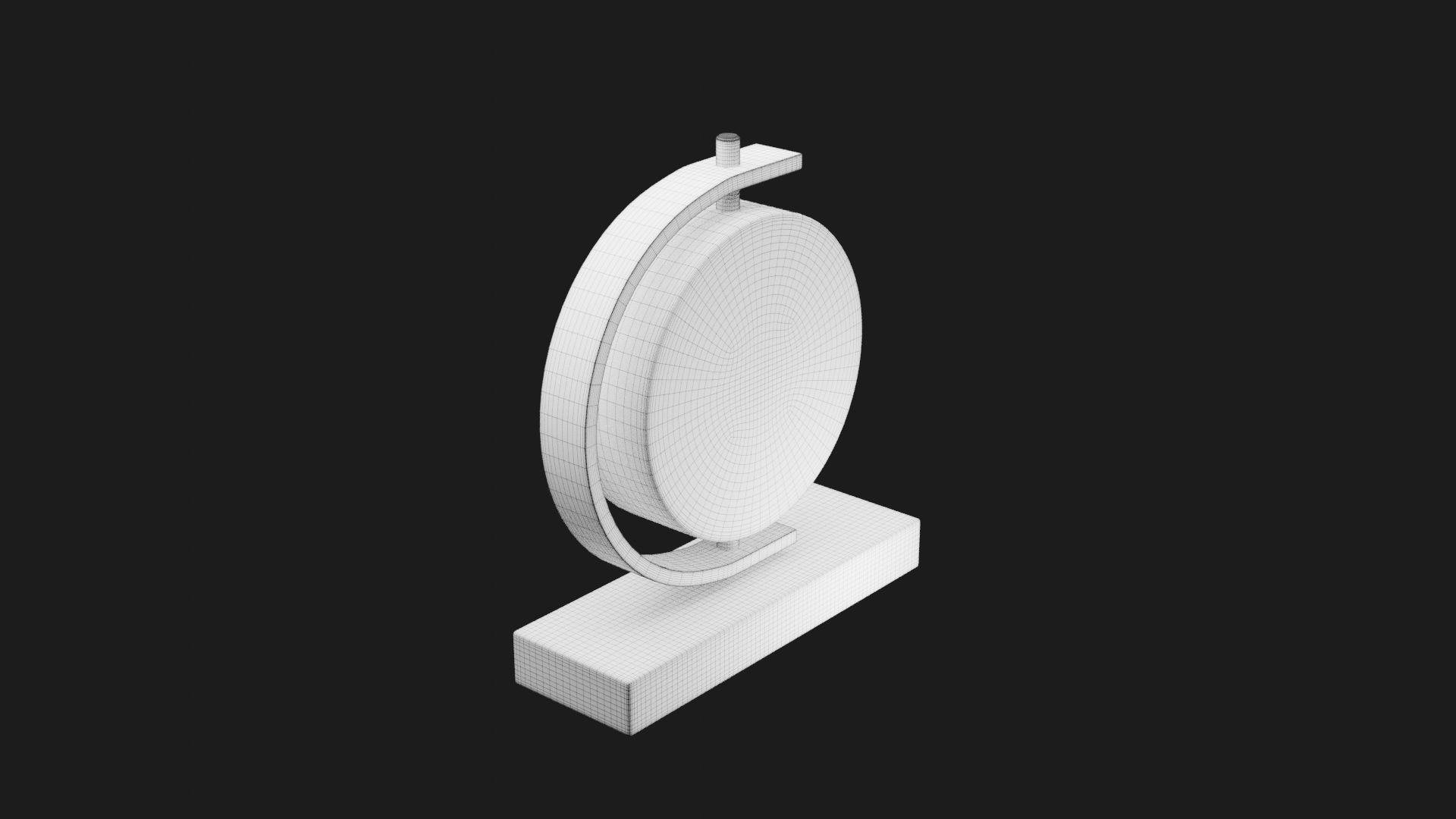 Table Clock 3D print model_8
