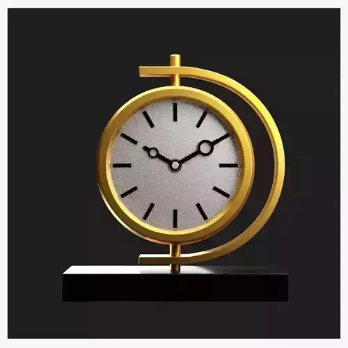 Table Clock 3D print model