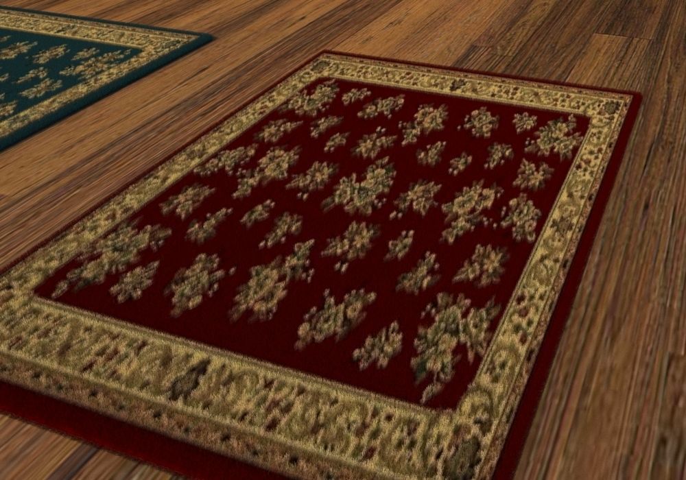 real fluffy carpet 3D model_6