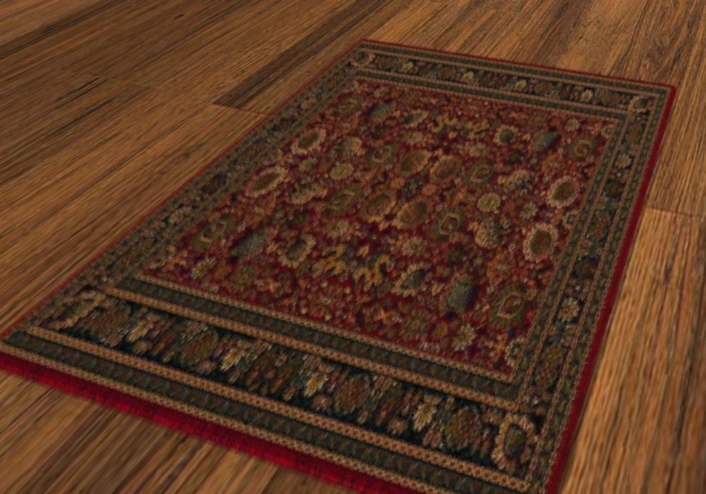real fluffy carpet 3D model_15