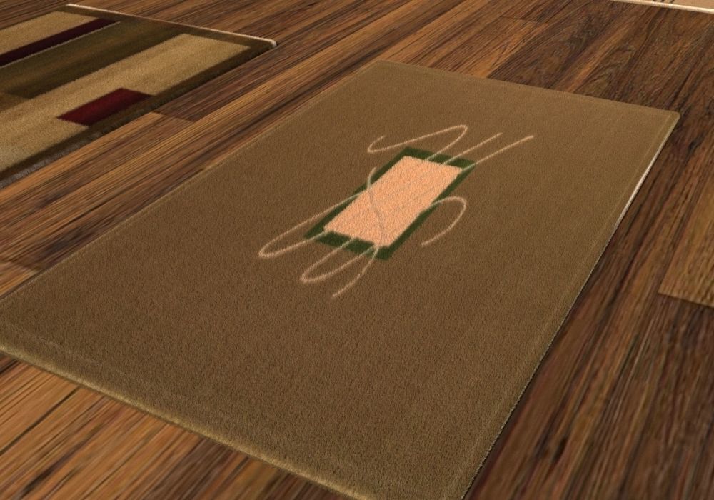 real fluffy carpet 3D model_14