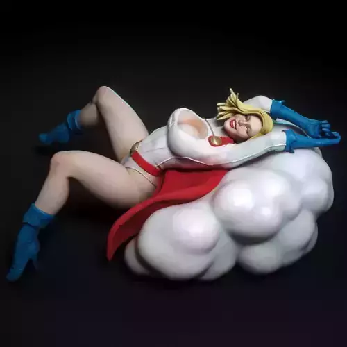 Power Girl 3D print model