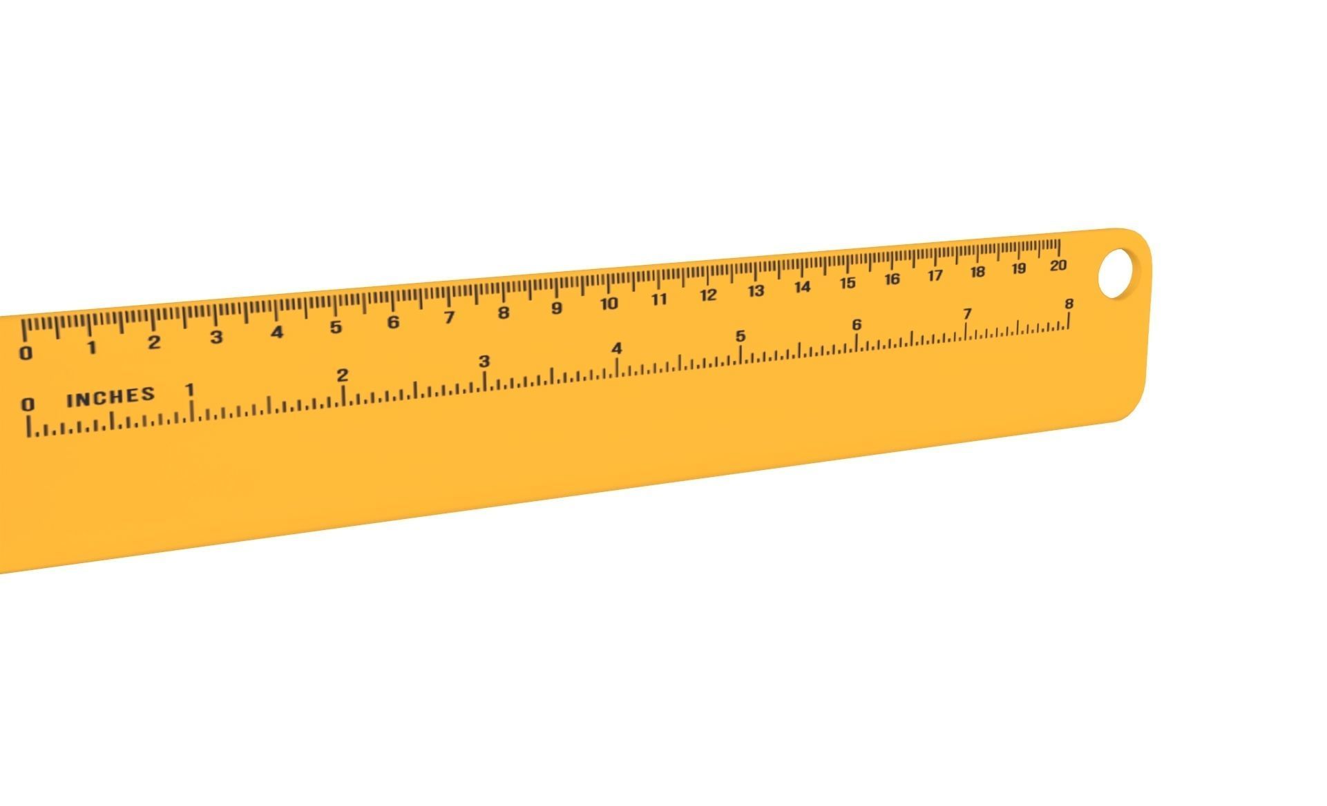 Ruler With Tiger Animal Adorable Low-poly 3D model_6