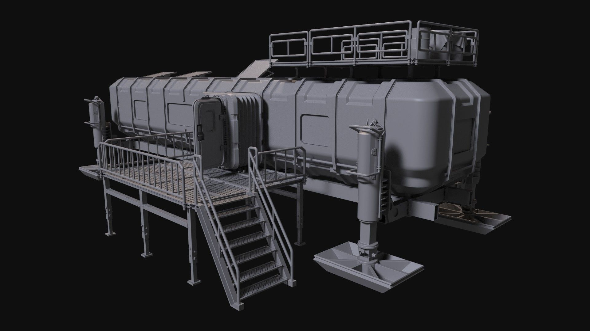 Link Shack 3D model_4