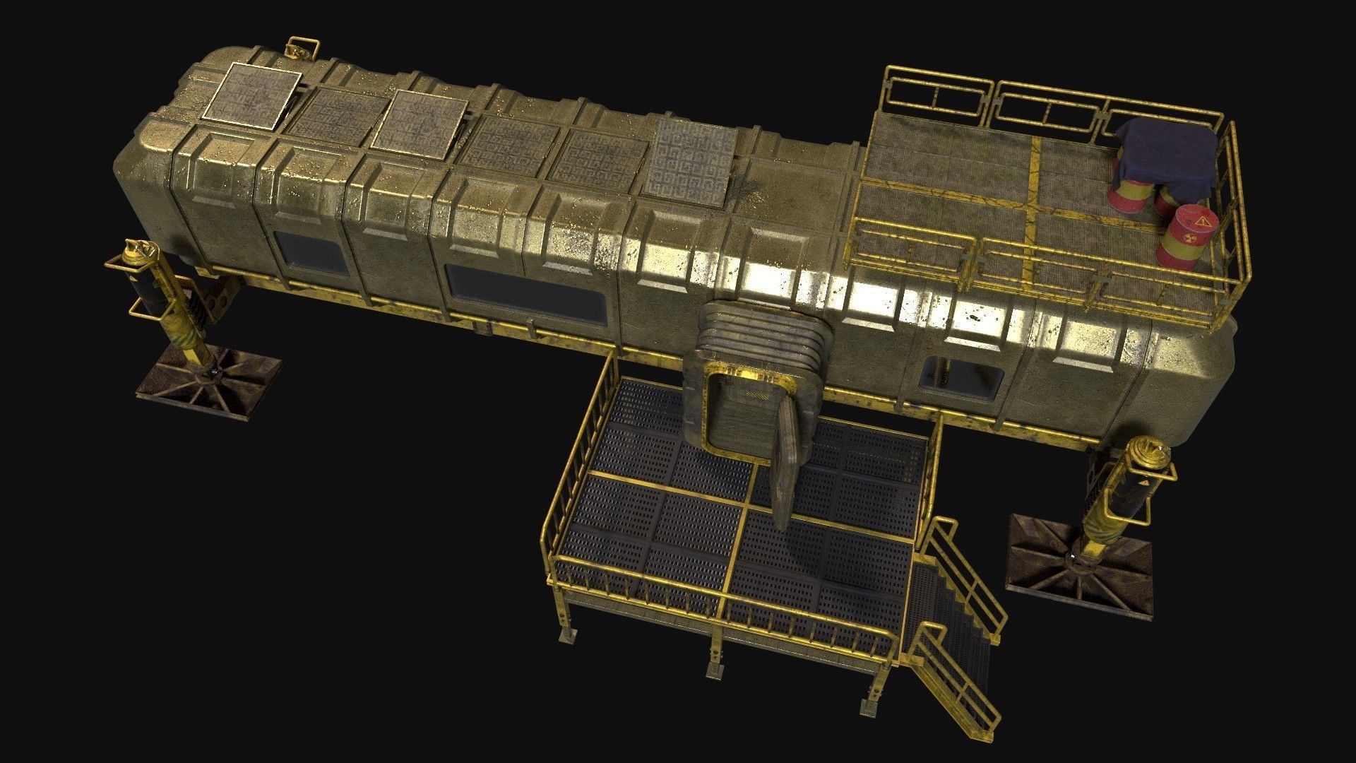 Link Shack 3D model_2