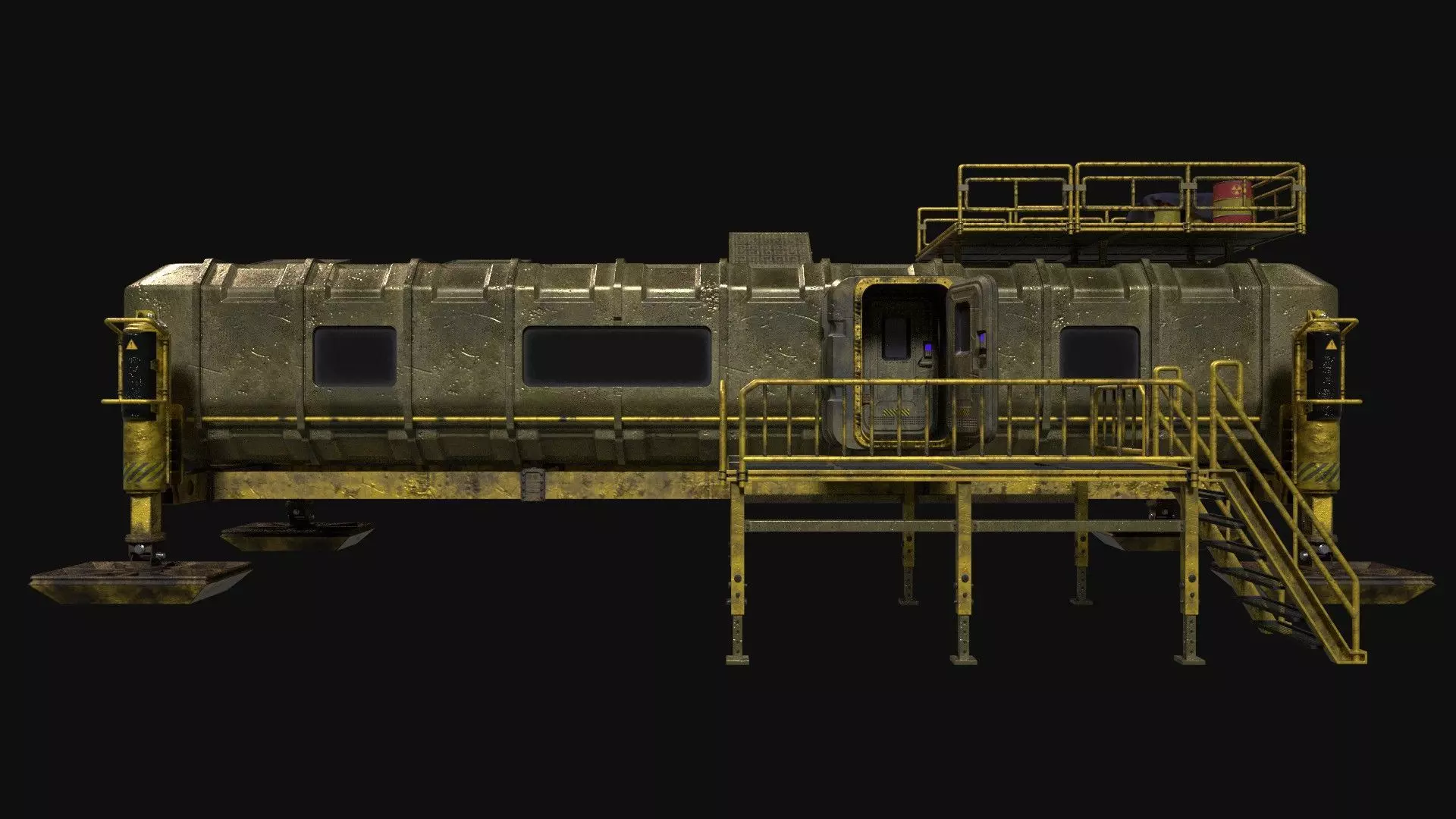 Link Shack 3D model_0