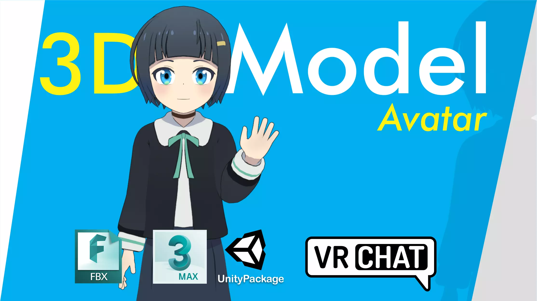 Akira Shinonome VRChat 3D model