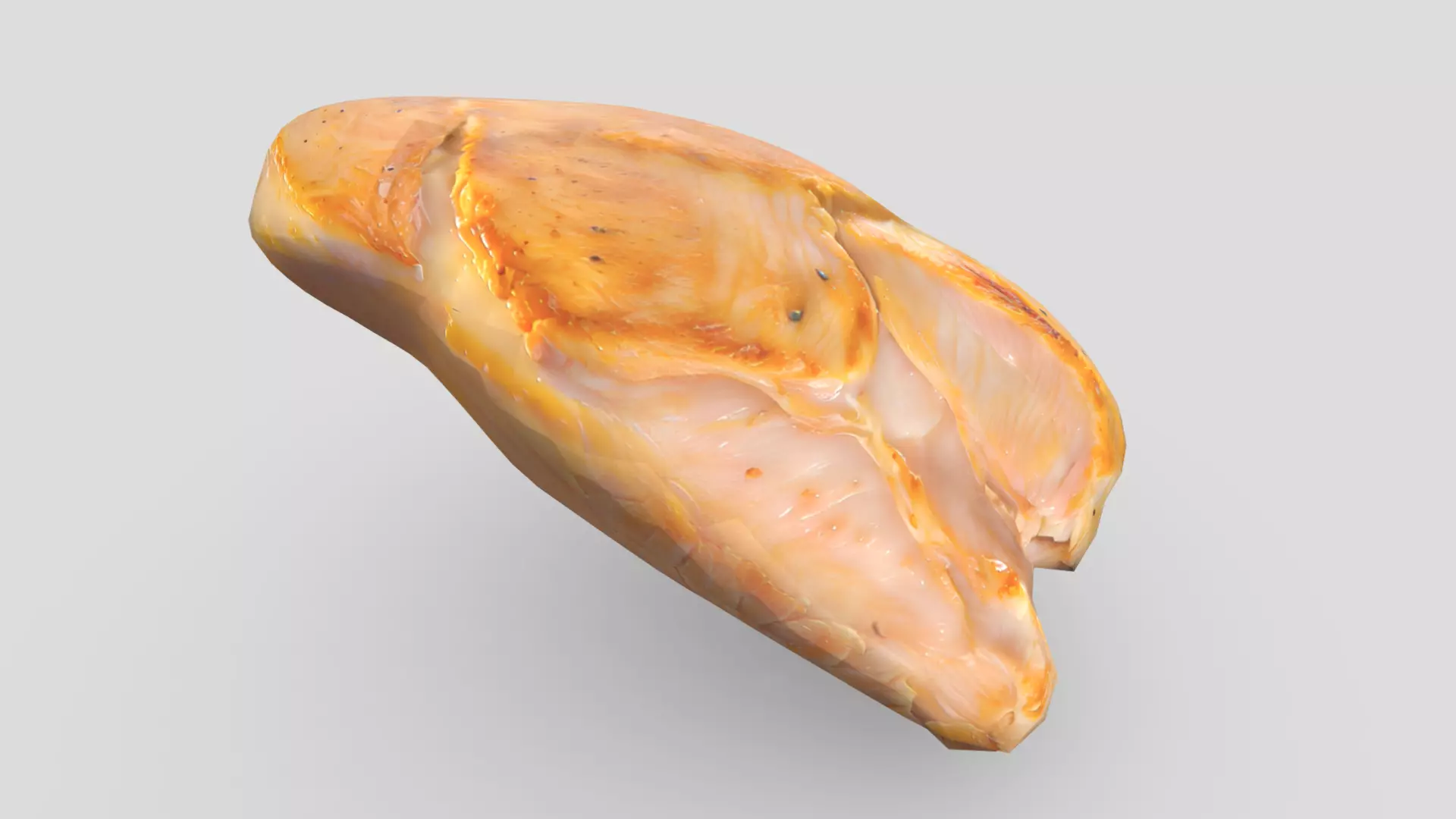 CC0 - Cooked Chicken Free low-poly 3D model