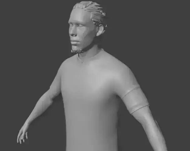 Virgil van Dijk statue football soccer player figure