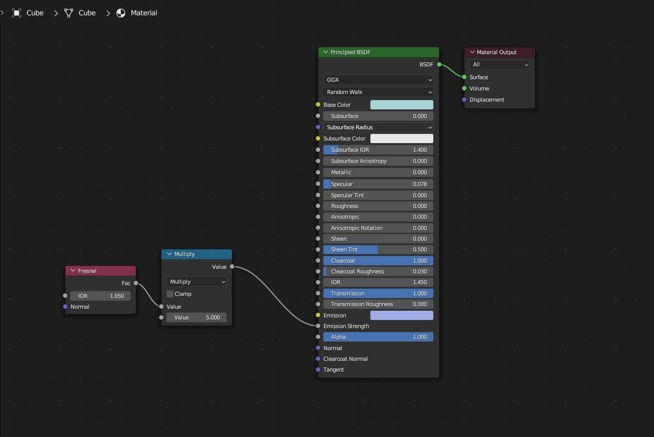 Procedural jellyfish blender cycles 3D model_3
