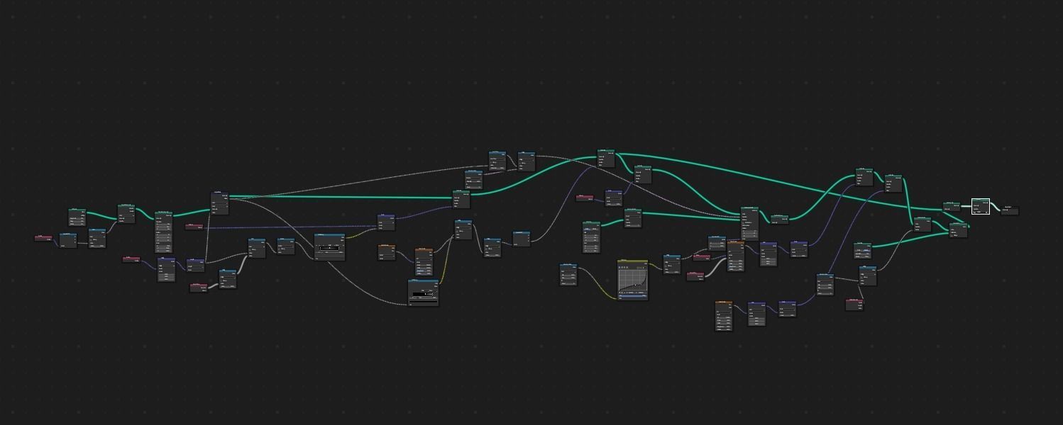 Procedural jellyfish blender cycles 3D model_4