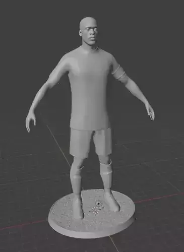 Clarence Seedorf soccer football player figure statue Holland 