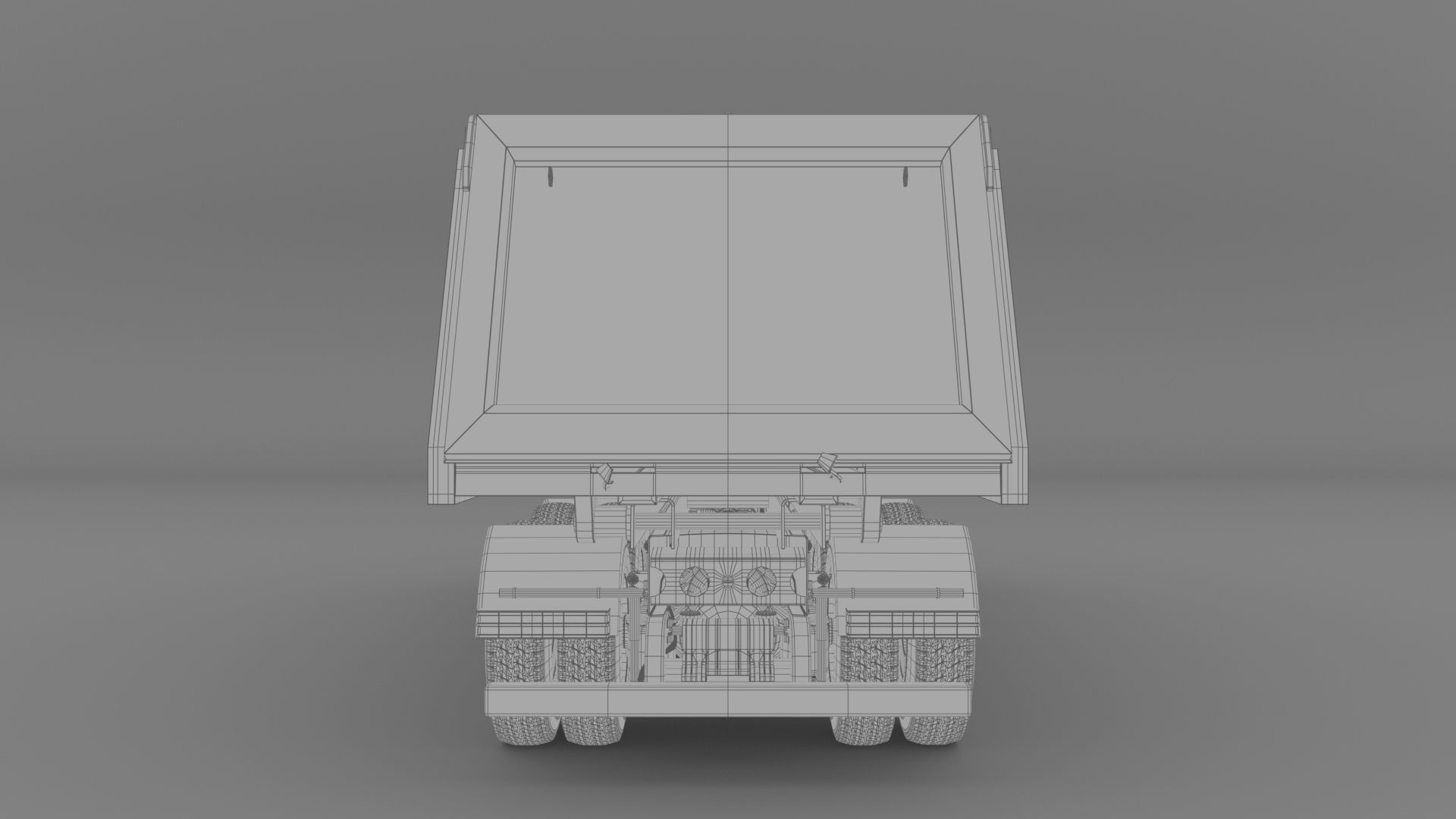 Mercedes Actros 4140-K 8x4 Meiller 3D model_22