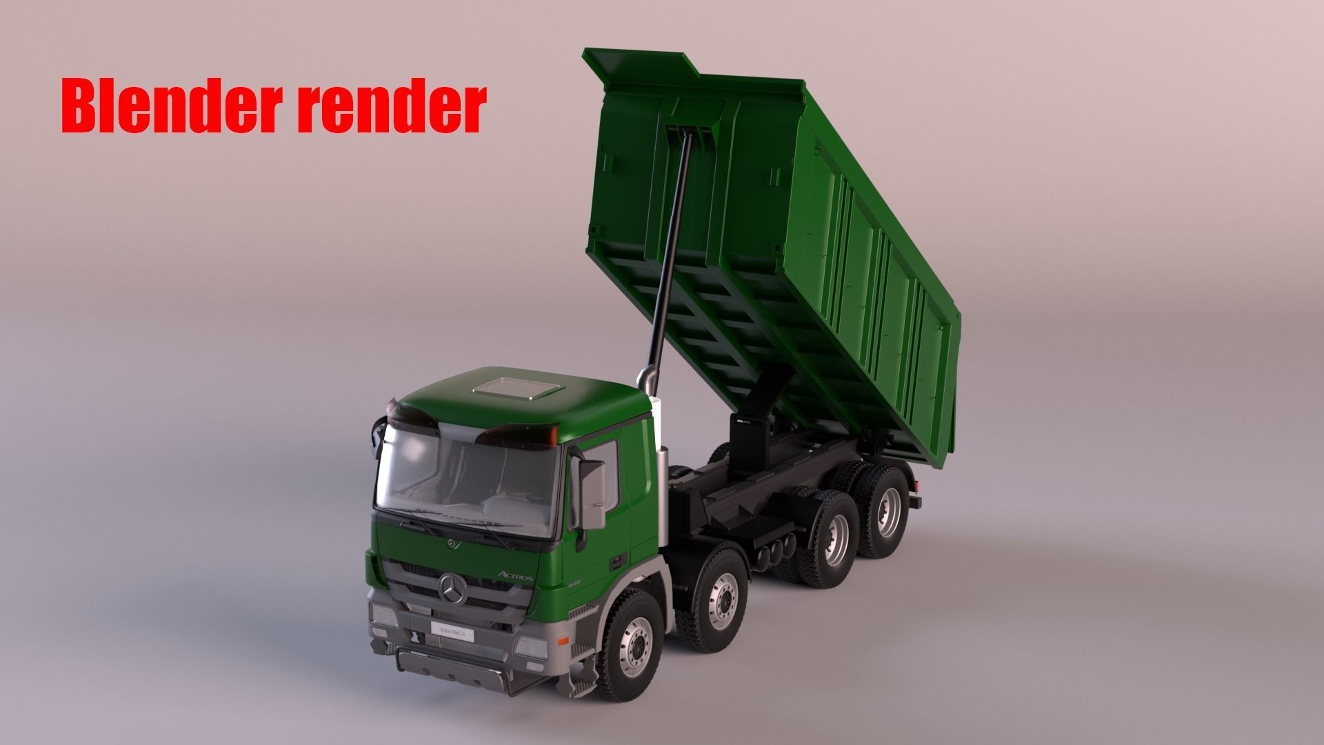 Mercedes Actros 4140-K 8x4 Meiller 3D model_15