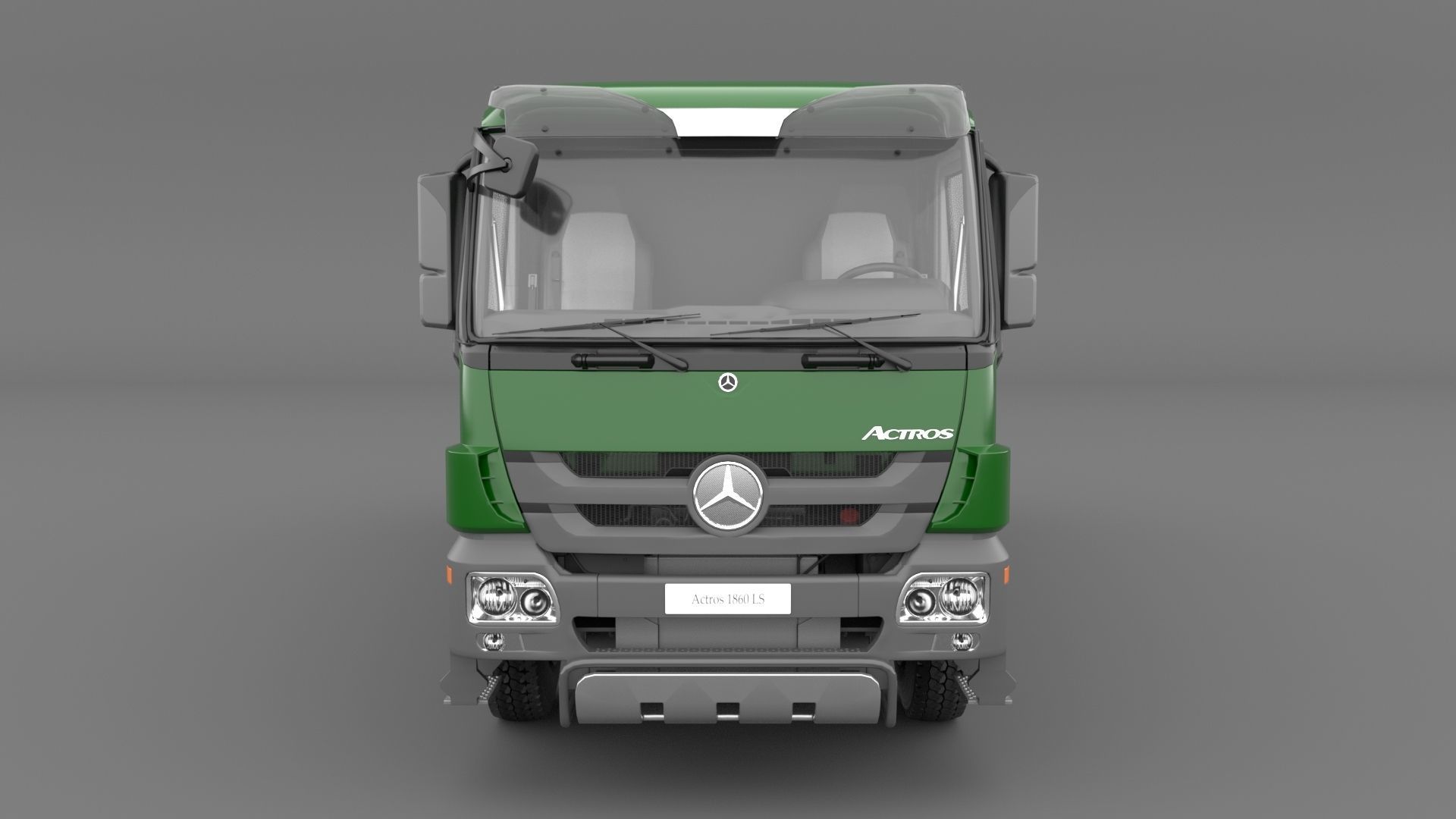 Mercedes Actros 4140-K 8x4 Meiller 3D model_1
