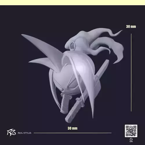 AMIDAMARU 3D PRINTABLE - KEYCHAIN