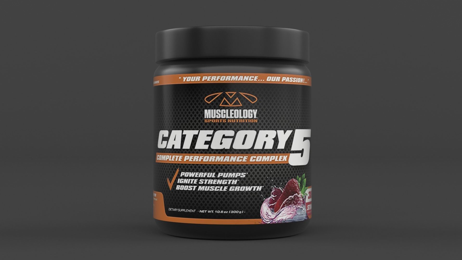 Protein Powder 3D model_1