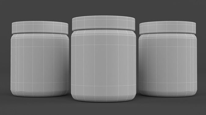 Protein Powder 3D model 6