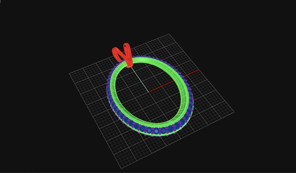 Oval Pendant with its Special Bail Free 3D print model_6