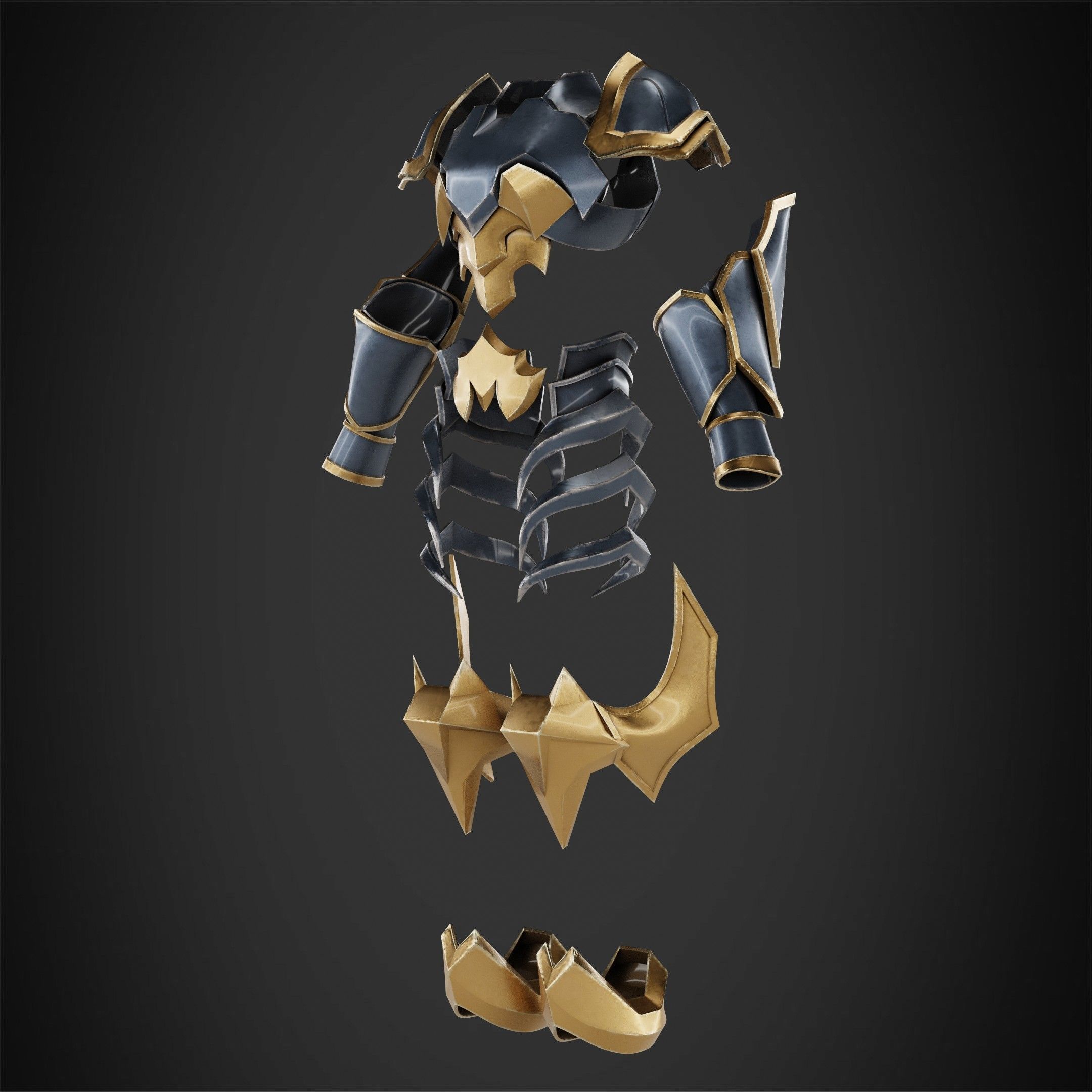 Kingdom Hearts Ventus Armor for Cosplay 3D print model_3