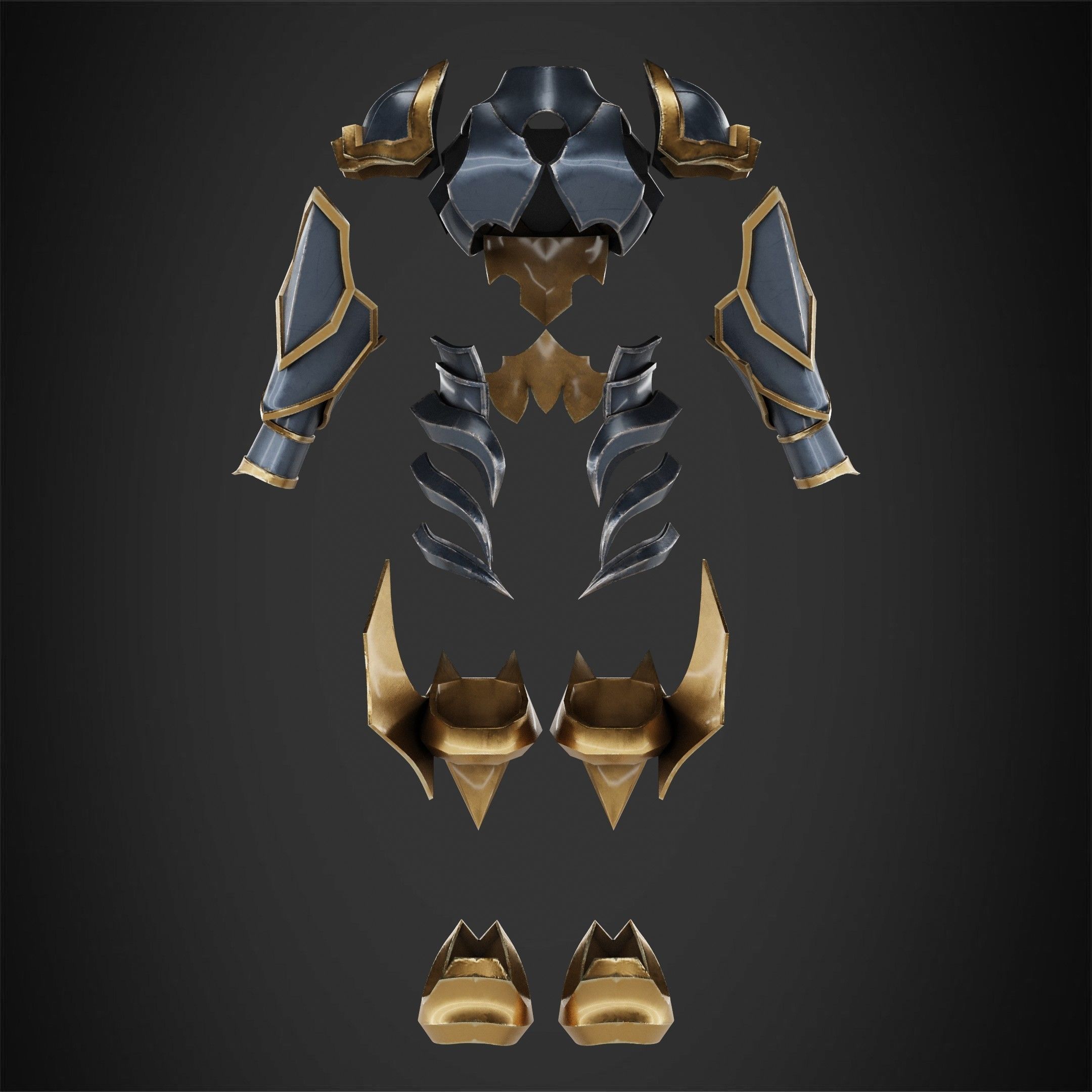 Kingdom Hearts Ventus Armor for Cosplay 3D print model_6