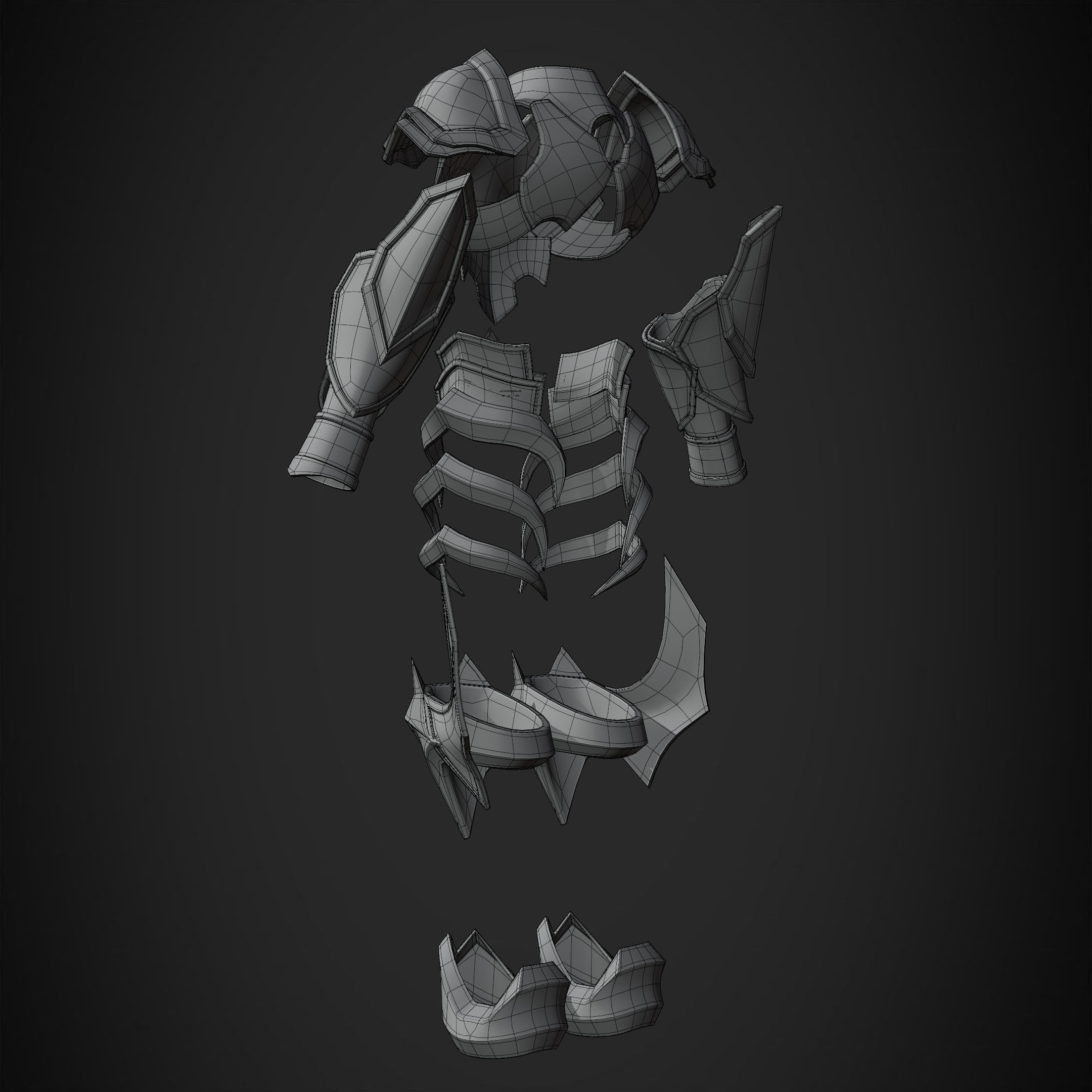 Kingdom Hearts Ventus Armor for Cosplay 3D print model_17