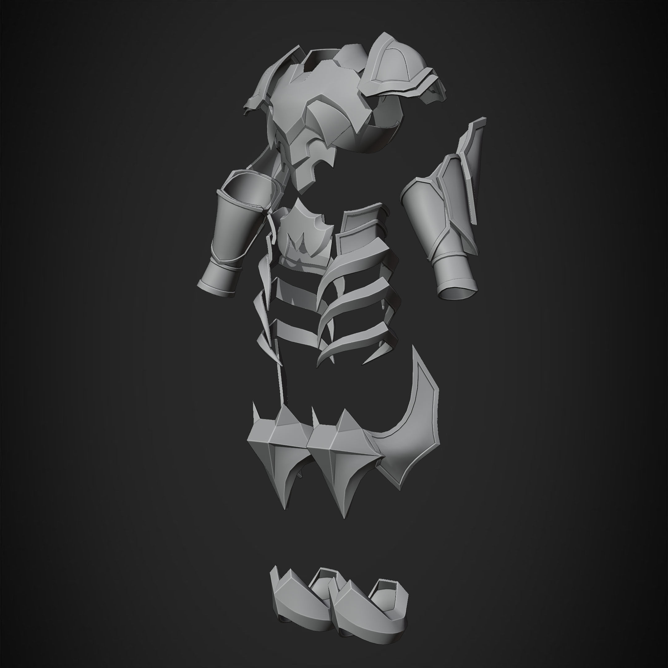 Kingdom Hearts Ventus Armor for Cosplay 3D print model_12