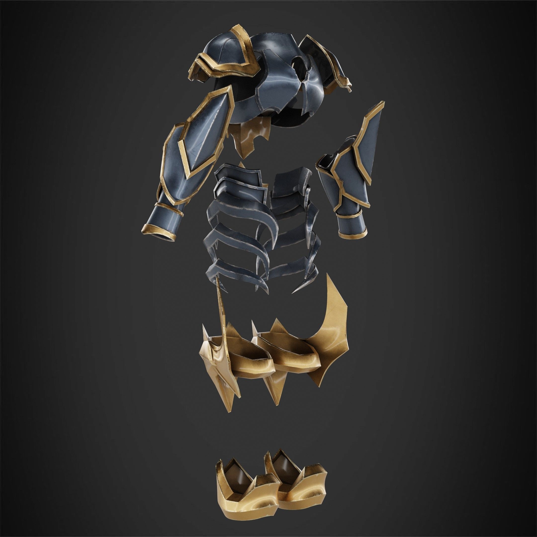 Kingdom Hearts Ventus Armor for Cosplay 3D print model_5