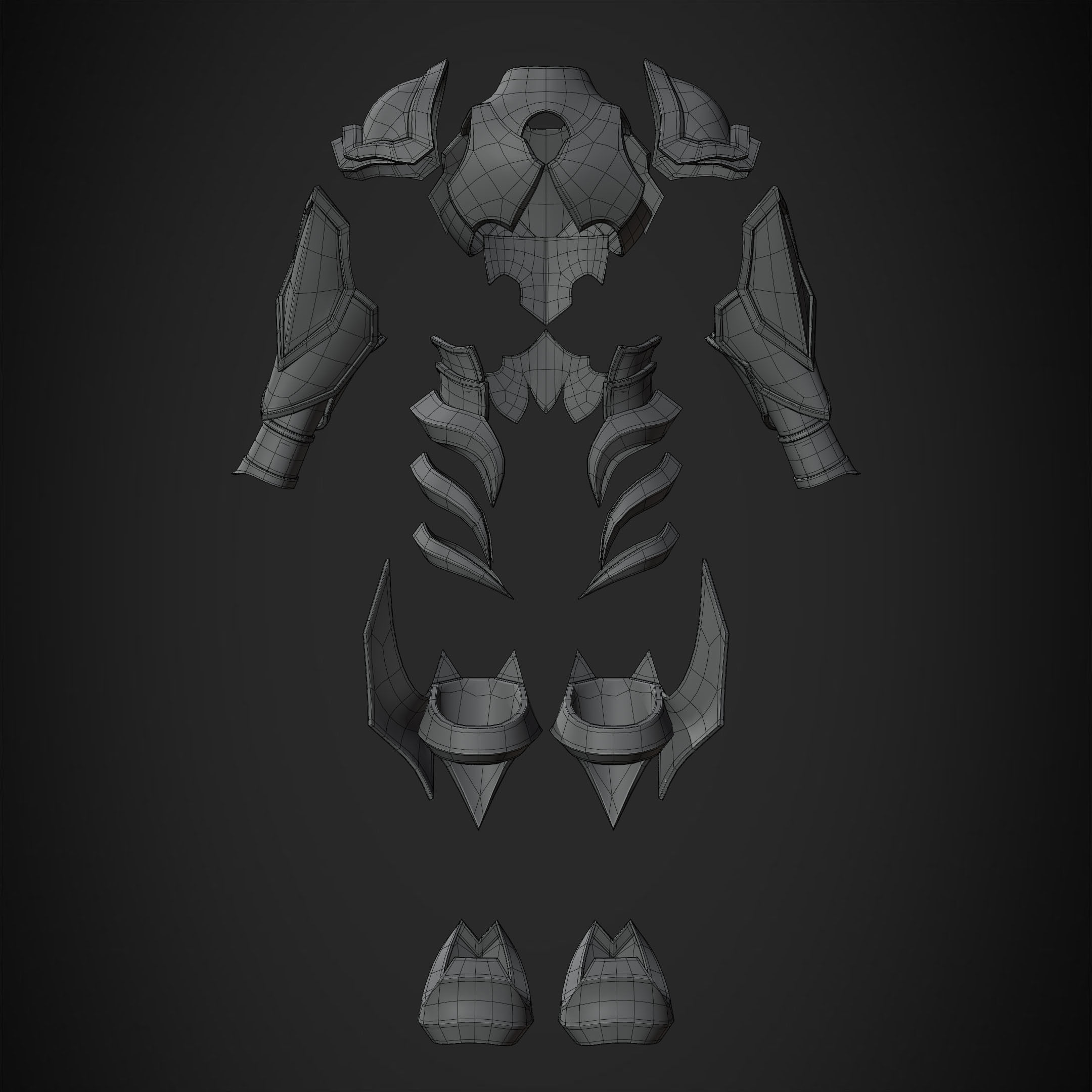 Kingdom Hearts Ventus Armor for Cosplay 3D print model_19