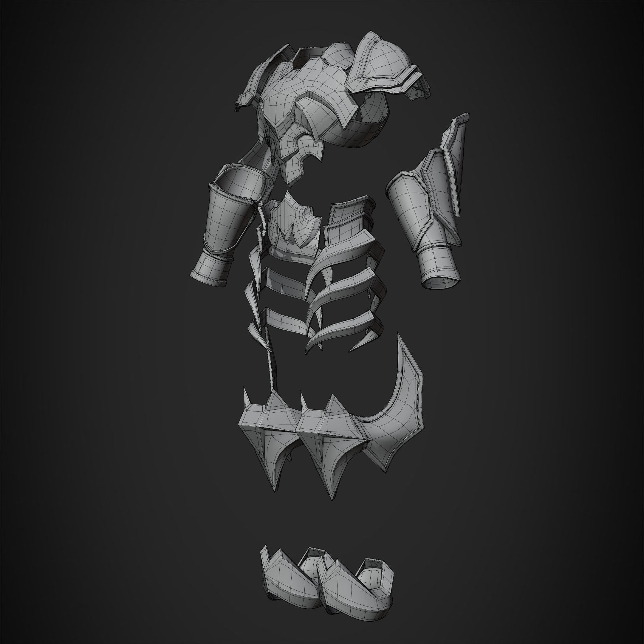 Kingdom Hearts Ventus Armor for Cosplay 3D print model_13