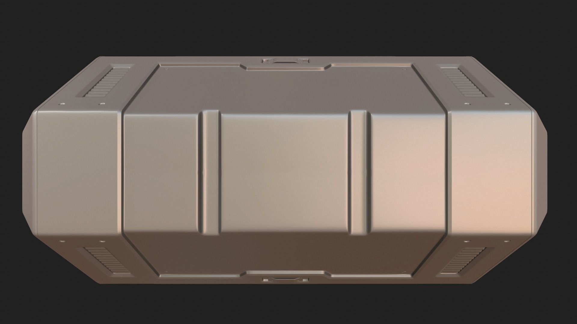 Sci-fi crate 3D model_10