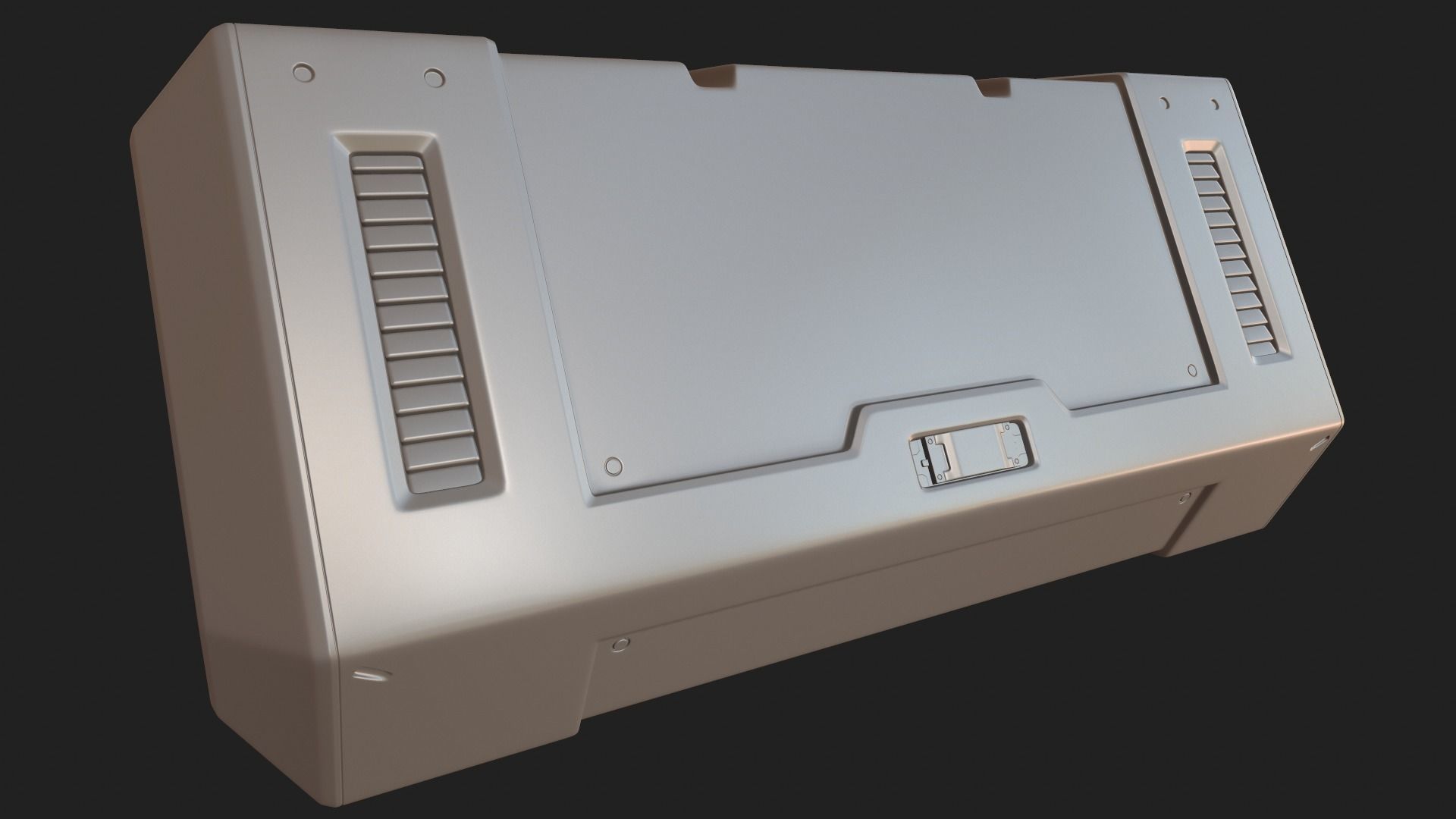 Sci-fi crate 3D model_5