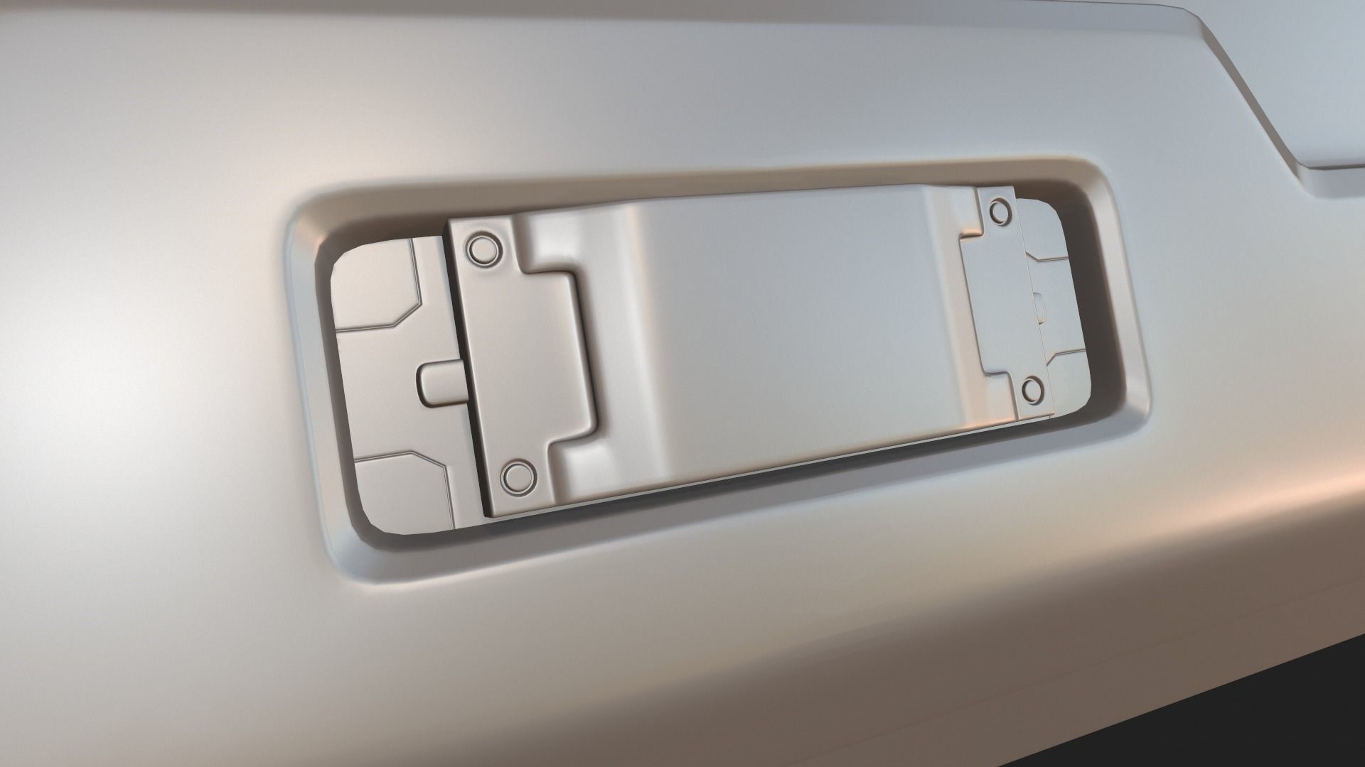 Sci-fi crate 3D model_6