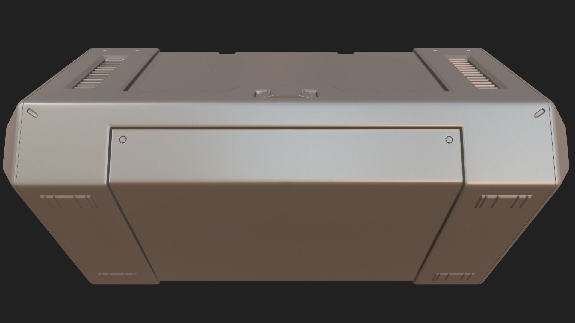 Sci-fi crate 3D model_12