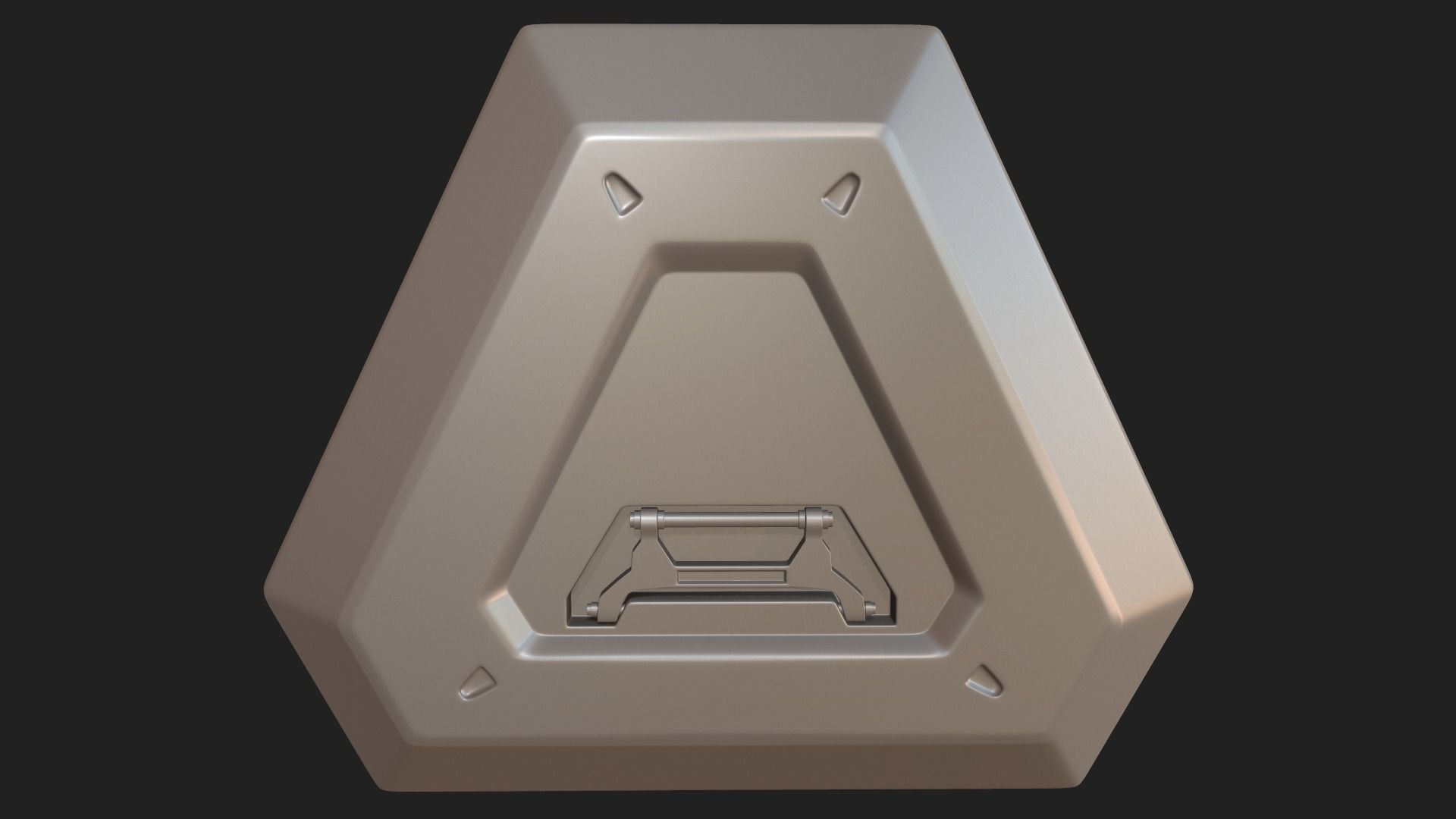 Sci-fi crate 3D model_3