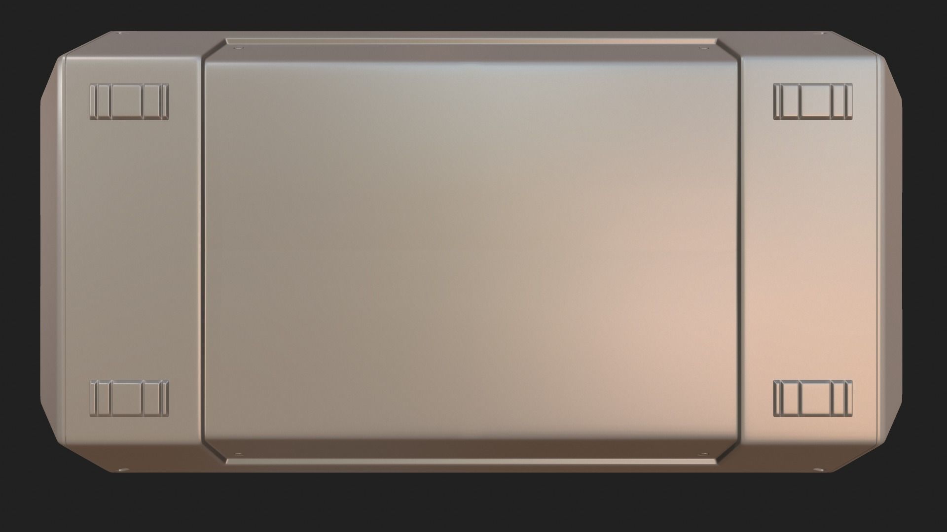 Sci-fi crate 3D model_8