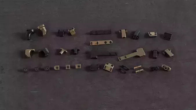 Arisaka Hand - Finger Stop Low-poly 3D model
