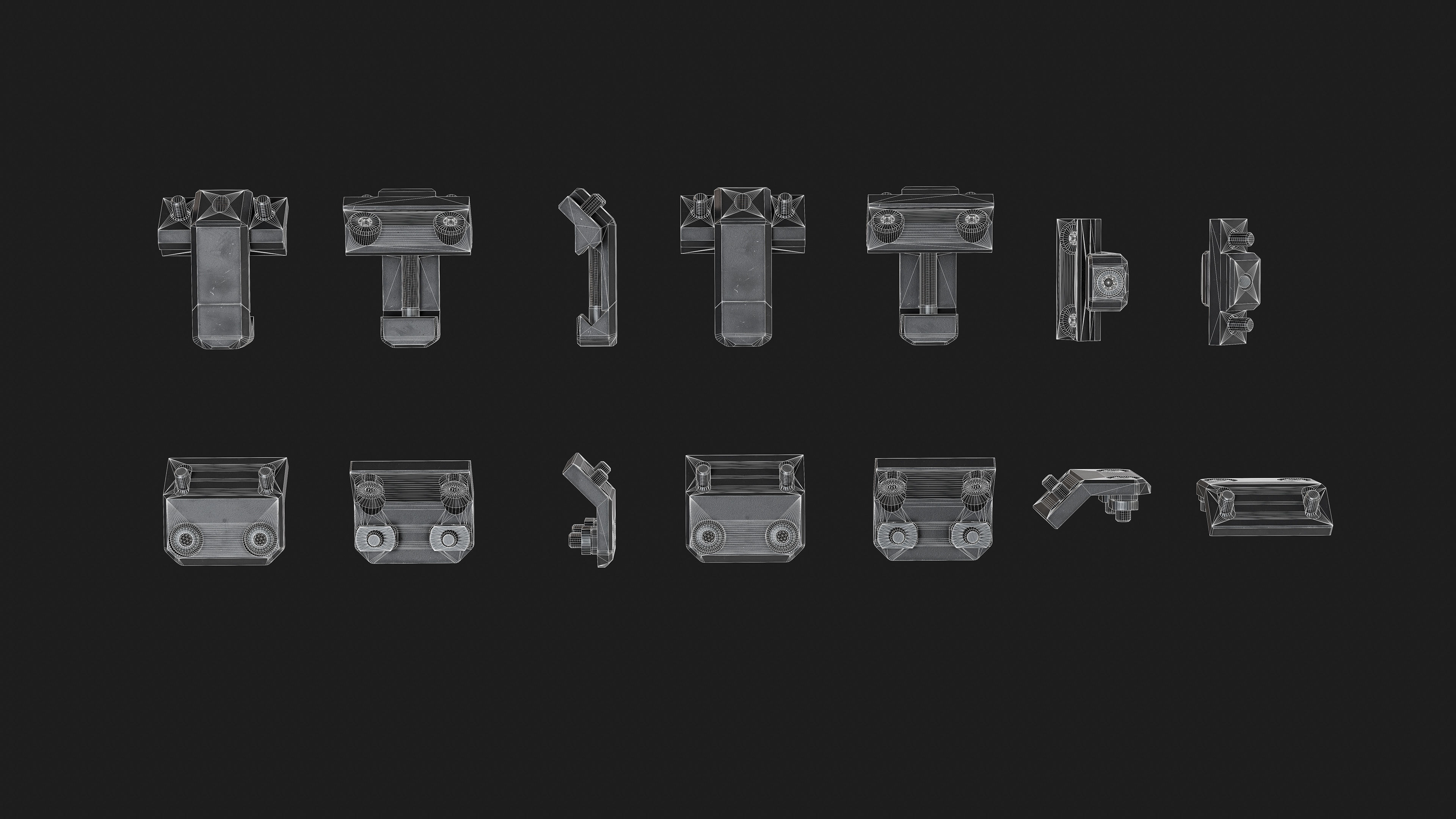 Arisaka Hand - Finger Stop Low-poly 3D model_13