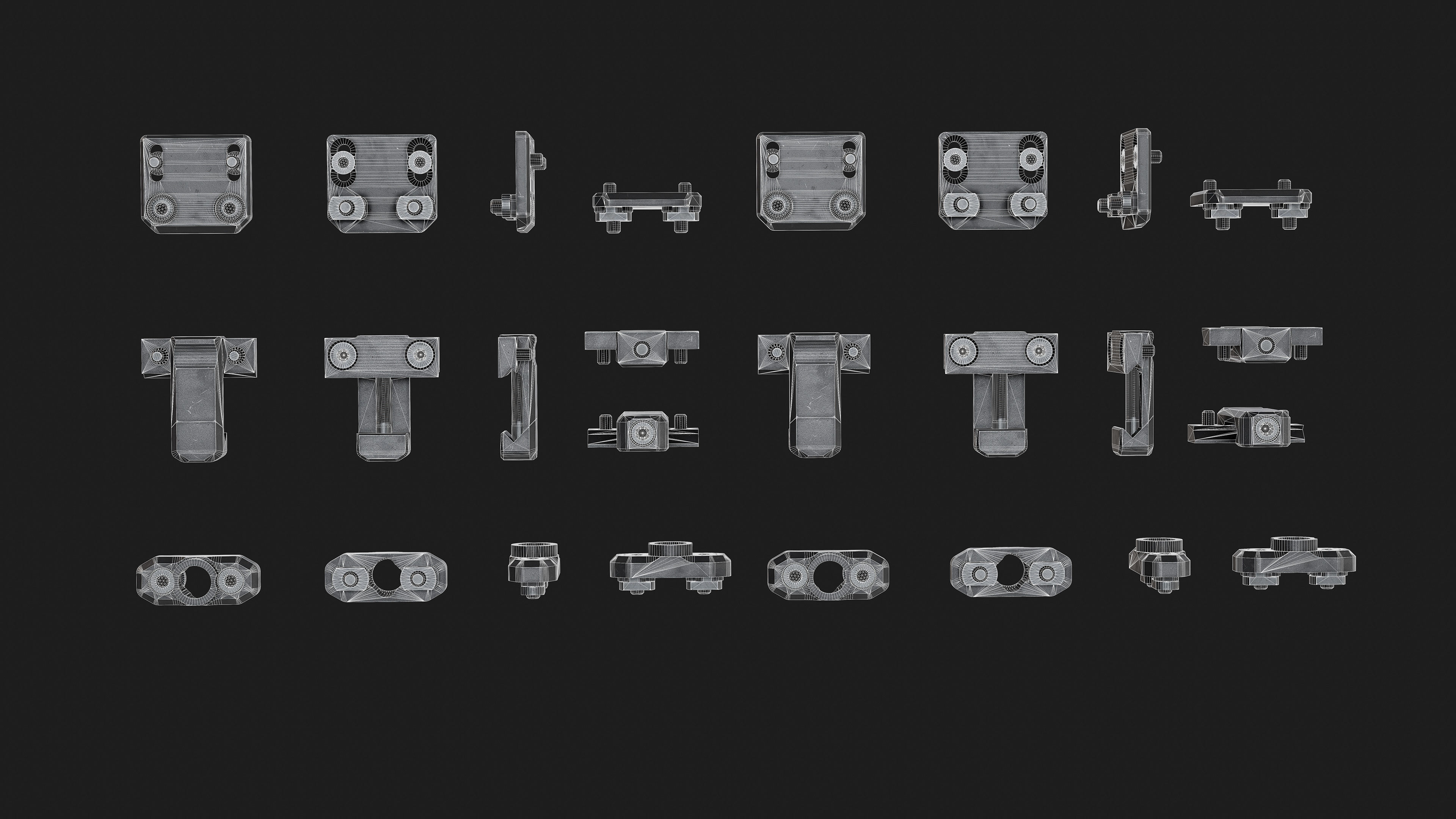 Arisaka Hand - Finger Stop Low-poly 3D model_15