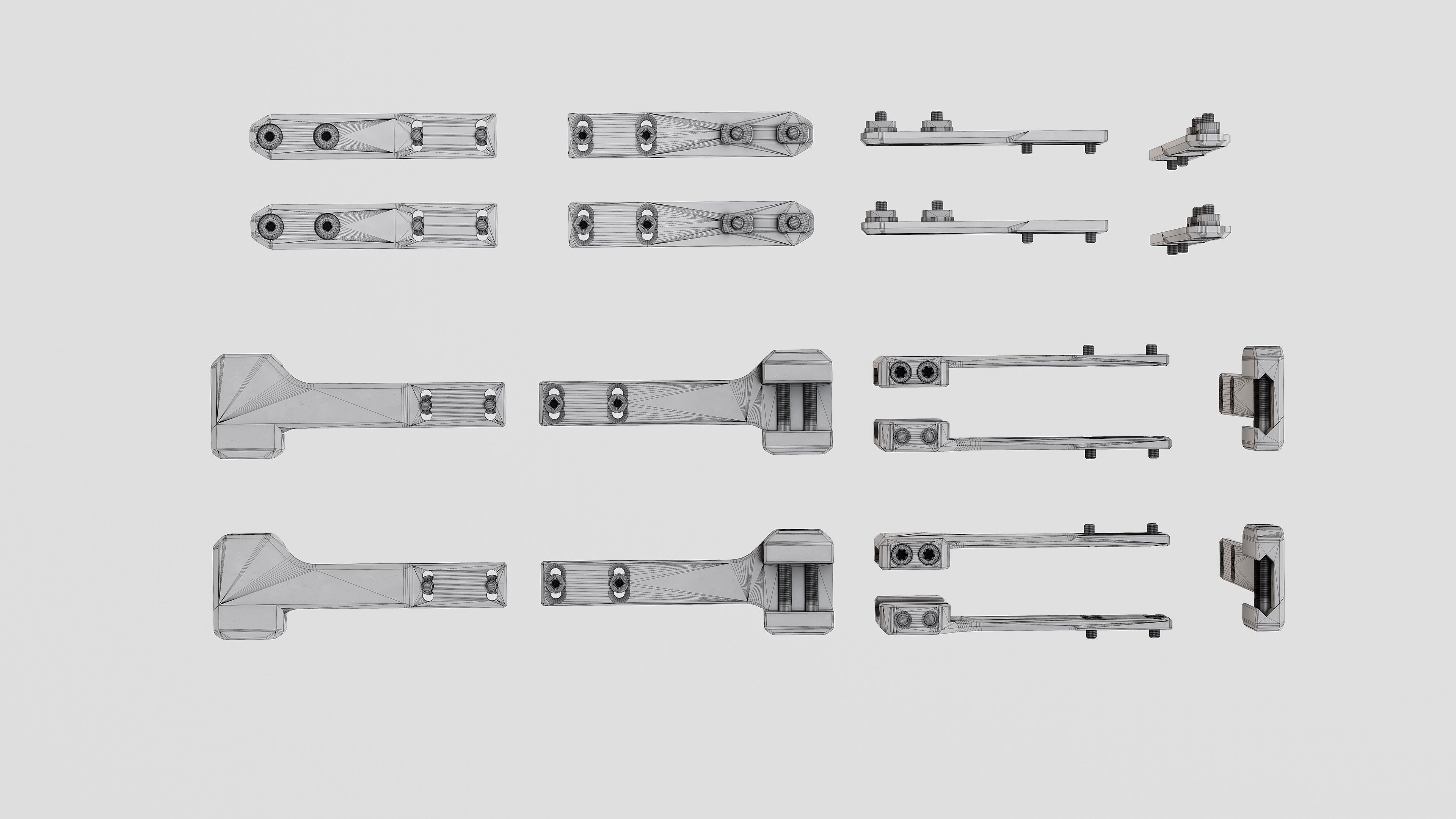 Arisaka Hand - Finger Stop Low-poly 3D model_12
