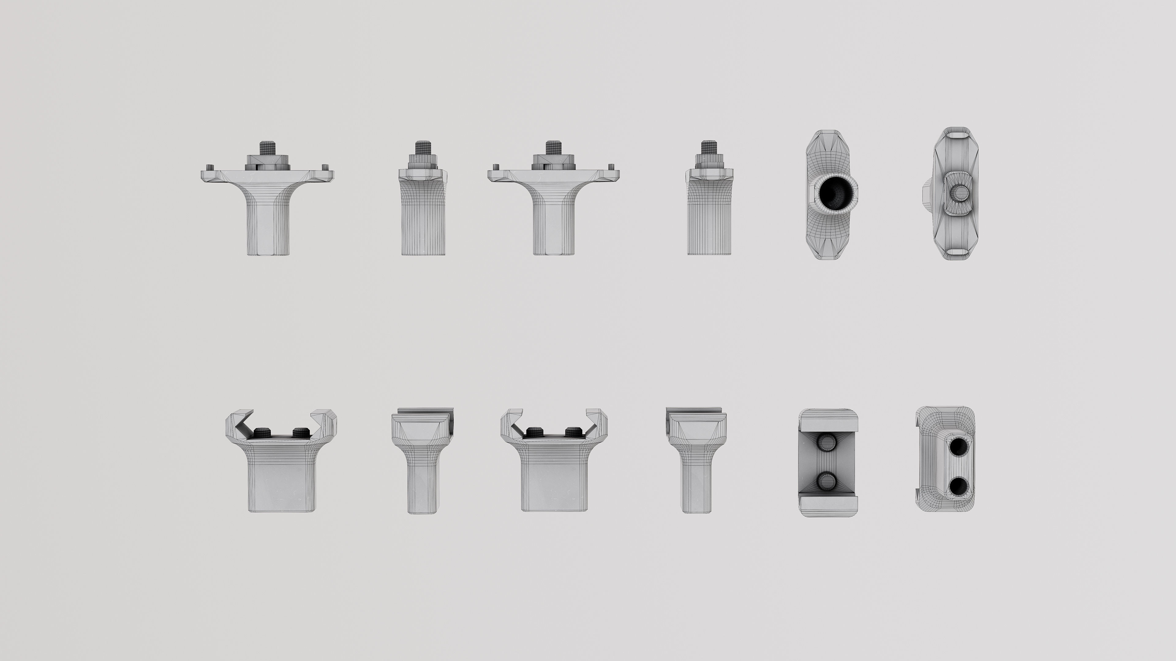 Arisaka Hand - Finger Stop Low-poly 3D model_10