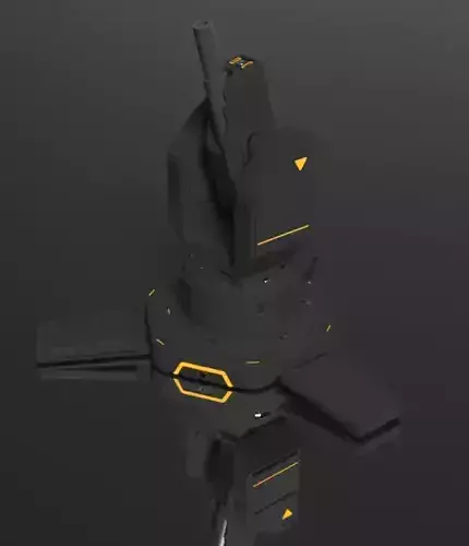 Helldivers 2 Mortar Turret Sentry Stratagem 3D print model