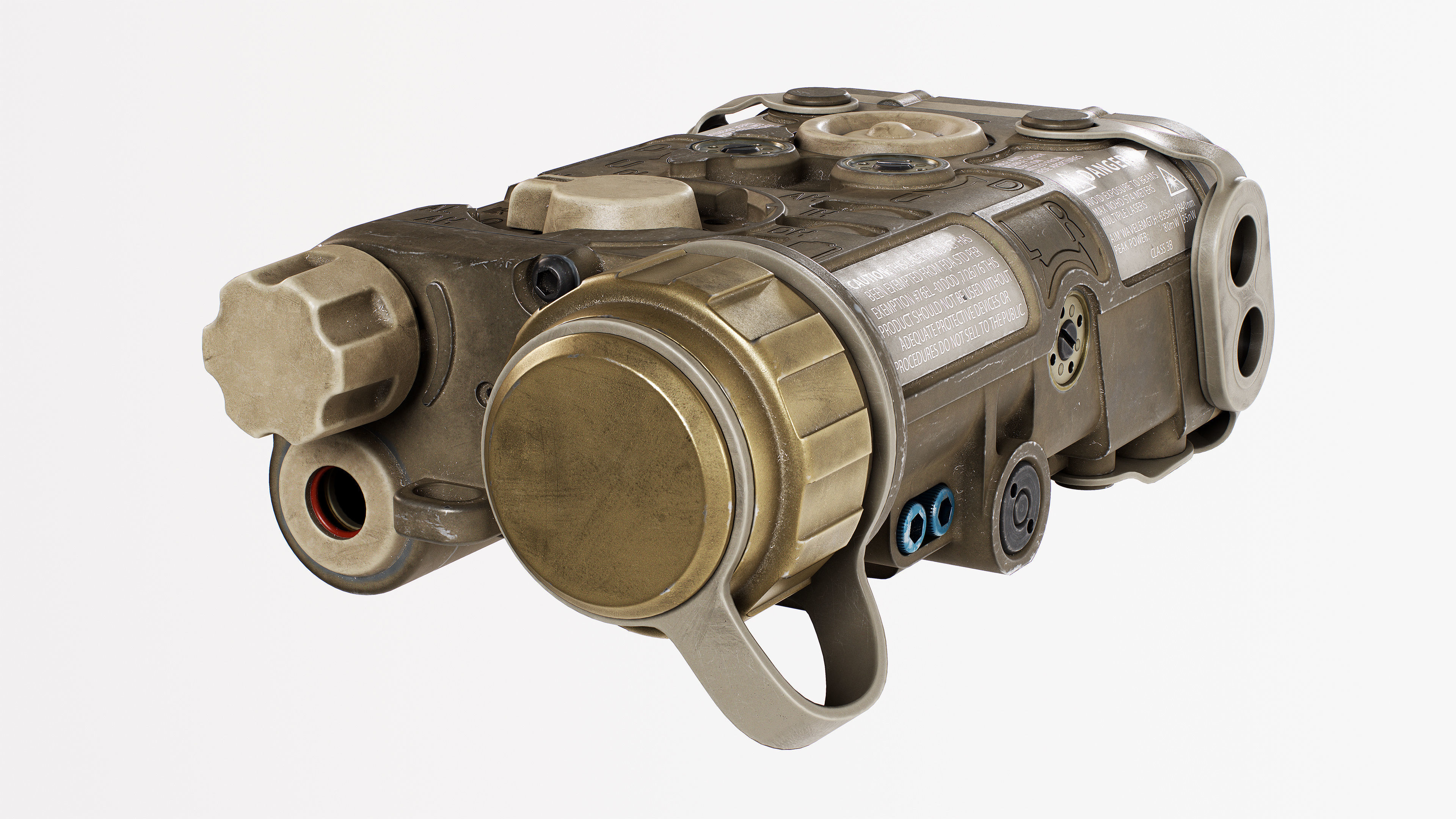 NGAL - Next Generation Aiming Laser Low-poly 3D model_5